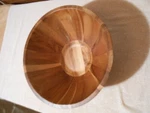 Hearth & Hand Acacia Carved Wooden Salad Bowl Magnolia 13" Diameter 7" Depth. Fixed Price $12.00.