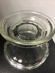 Clear Punch Bowl Stand Indiana Glass #7115 Colonial Panel. Fixed Price $22.00.