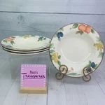 Mikasa Country Classics Fruit Panorama Beige Speckled Rim Soup Pasta Bowls Set 4. Fixed Price $33.99.