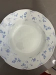 Premiere ME113 Blue Dawn China Soup Bowls Set Of 4 White Floral Round. Fixed Price $30.00.