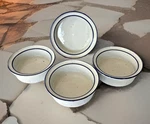Dansk Blue Mist 6" Rim Soup Cereal Bowls By Niels Refsgaard Set Of 4. Fixed Price $84.99.