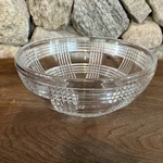 Ralph Lauren Rlh 9 3/4 Crystal Glen Plaid Cut Glass Serving Centerpiece Bowl. Fixed Price $150.00.