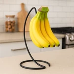 Black Matte Banana Hanger Hook Steel Fruit Holder Tree Stand For Kitchen. Fixed Price $14.99.