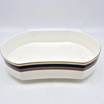Mikasa Noir Midas Serving Dish Vegetable Bowl Bone China 10.5" A4103. Fixed Price $29.95.