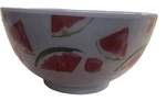Melamine Watermelon/red 6 Large Soup,cereal,salad Serving Bowl-summer-new. Fixed Price $13.88.