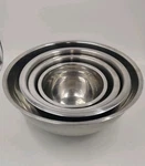 Stainless Steel Mixing Bowl Set 4 Nesting W/ Tramontina Pro-line 8 Qt. Bundle. Fixed Price $34.99.