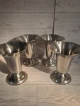 Vintage Bloomfield Stainless Steel Tulip Sundae Dishes Set Of 4 Item 3727. Fixed Price $25.00.