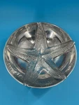 Mariposa 12-3/4" Large Cast Aluminum Starfish Serving Salad Bowl Good Condition. Fixed Price $29.95.