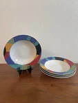 Mikasa California Currents Bowl Set 8 1/2", Service 4. Fixed Price $30.00.