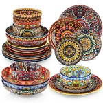 Vancasso Lumi Porcelain Dinnerware Set Bohemian Style Tableware Service For 4/6. Fixed Price $138.99.