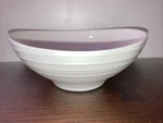 Mikasa Stoneware Swirl White DJ100- 7" Cereal Bowl. Fixed Price $8.99.