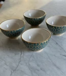 New. L'objet Fortuny Cereal Bowls Ashanti Teal SET-4. Fixed Price $400.00.