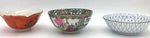 Asian Themed Bowls Beautiful 6" Rose Medallion 3 Piece Collection Vintage. Fixed Price $44.95.