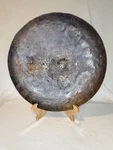 Antique Hand Hammered Large Metal Bowl With Patina Rustic Farmhouse Centerpiece. Fixed Price $119.99.