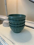 Anthropologie Matte Latte Bowls (4) Green Nwot Ob Read. Fixed Price $42.59.