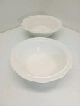 Lot Of 2 Pfaltzgraff Heritage White 9 Round Vegetable Serving Bowl. Fixed Price $20.00.