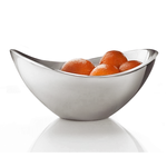 Nambe Butterfly Collection Serving Bowl, Oven Safe, 7-INCH, 16 Oz Silver. Fixed Price $105.00.
