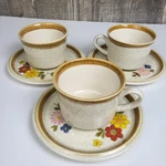 Vintage Mikasa Stone Manor Floribunda F5813/F5800 Cup And Saucer Set Of. Fixed Price $24.99.