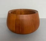 Vintage Teak Wooden Bowl Dansk Label Denmark Mid Century Modern 1960S. Fixed Price $45.00.