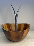 Nambe Fruit Tree Bowl Banana Hanger Wooden Gorgeous Modern 14.5. Fixed Price $54.50.