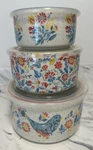The Pioneer Woman Mazie 6PC Round Ceramic Nesting Bowl Set Storage Serving Prep. Fixed Price $24.99.