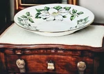 Homer Laughlin Cotillion G3517 Eggshell Georgian White Green Soup Bowl(s) New. Fixed Price $19.79.