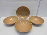 Vollrath Melamine Tan Cereal Dessert Salad Bowl 5.75" Round Set Of 4 Usa. Fixed Price $18.92.