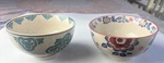 Set Of 2 - Yokohama Studio 5 Rice Bowls Hand Painted Excellent Condition. Fixed Price $49.00.