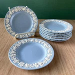 Rare 5 Appetizer Amuse Bouche Plate Wedgwood Queensware Lavender * Set Of 8. Fixed Price $129.00.