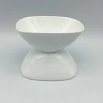 1 Luminous By Pier White Porcelain Individual Square Snack/dip Bowl 4 "l 3 "w. Fixed Price $24.95.