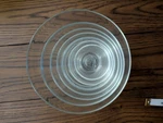 Vintage Duralex France Lys Clear Glass Nesting Mixing Prep Bowls Set Of 7. Fixed Price $29.99.