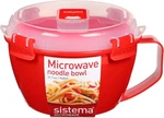 Sistema 1109ZS Microwave Collection Noodle Bowl Count Pack Of Red. Fixed Price $14.70.