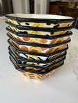 8 M. Stark Buckley Animal Print Bowls Soup Chile Cereal Ice Cream Octagon 6". Fixed Price $30.00.