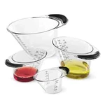 New Pampered Chef Easy-read Measuring Cups Set Of 4 #100193. Fixed Price $34.95.