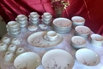 Mikasa #8296 "rosina" Fine Porceline China Pristine 97 Pcs. Fixed Price $487.50.