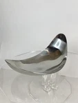 Georg Jensen Leaf Stainless Steel Serving Bowl Bloom Denmark Danish Modern Mcm. Fixed Price $49.00.