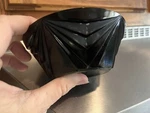 Vintage Tiara Indiana Glass Art Deco Black Pyramid Set Of 4 Bowls. Fixed Price $36.50.