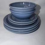 Lot Of Syracuse Libbey China Cantina Blueberry 7.25 9 Plates & Bowls. Fixed Price $35.00.