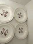 Set Of Oxford Brazil 5810-2 Brown Tulip Stoneware Pasta Vegetable Bowls 3/4. Fixed Price $20.80.