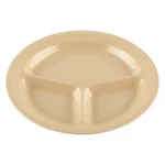 Get CP-532-T Supermel Tan Melamine 11" Dia. 3-COMPARTMENT Plate Doz. Fixed Price $72.42.