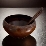 Vtg Crate & Barrel Large Salad Bowl Mango Wood 11 X 7 Tools. Fixed Price $38.95.