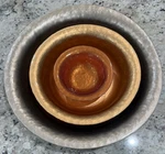 Southern Living At Home Luminous Nesting Bowls Set Of 3 Metallic Glass Glitz Euc. Fixed Price $45.00.