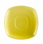 Cac China Color Arts Stoneware Square Saucer, Sunflower, 6" *distressed Pkg*. Fixed Price $31.99.