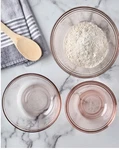 Anchor Hocking Glass Mixing Bowl Set 3PC Clear 1/1.5/2.5 Qt 15201. Fixed Price $38.87.
