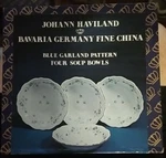 Johann Haviland Blue Garland (4) Soup Bowls West Coast Best Shipping Cost. Fixed Price $39.95.