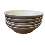 Alessi Tonale Designed By David Chipperfield Soup Bowl Set Of 4 + 1 Light Grey. Fixed Price $99.00.