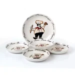 11 In. 52 Fl. Oz. Chef 5-PIECE White Porcelain Pasta Serving Bowl (set Of 5). Fixed Price $39.99.