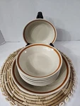 Set Of 8 Ji Stonecrest Stoneware Andre Ponche 7 Soup Cereal Bowls 1 Serving. Fixed Price $22.00.