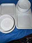 2 Vintage Cordon Bleu Porcelain Soup Bowl & Sandwich Tray Sets 4 Pieces Pl. Fixed Price $45.00.