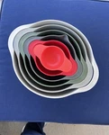 Joseph Set Of 6 Nested Bowls Food Prep Inc Strainer Pourer Cup. Fixed Price $13.00.